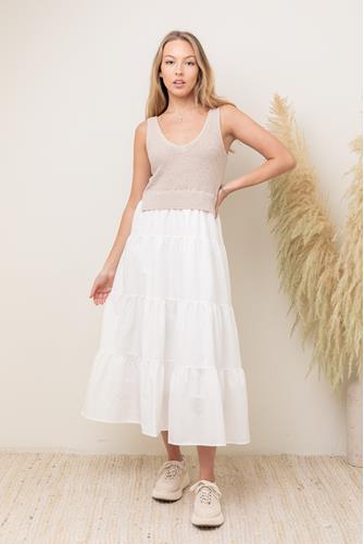 Aries Dress WHITE NATURAL