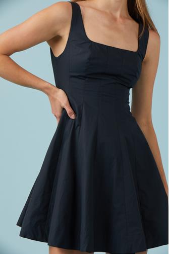 Mini Poplin Dress NAVY