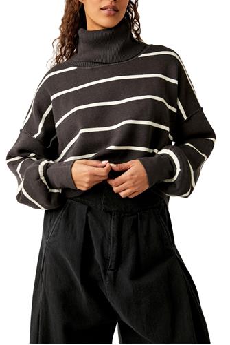 Paulie Stripe Sweater MOONBEAM COMBO