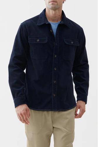 Alex L/S Corduroy Utility Over-Shirt navy blazer