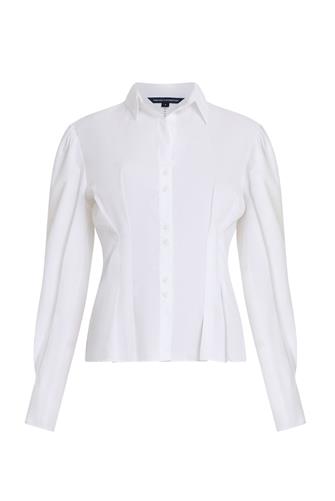 Rhodes Poplin Shirt LINEN WHITE