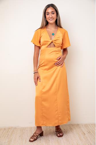 Apricot Sunset Maxi Dress APRICOT