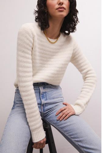 Bowie Cropped Sweater SANDSTONE