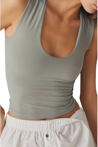 Clean Lines Muscle Cami ICEBERG GREEN