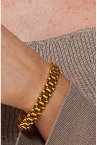 Gold Watch Band Bracelet GOLD