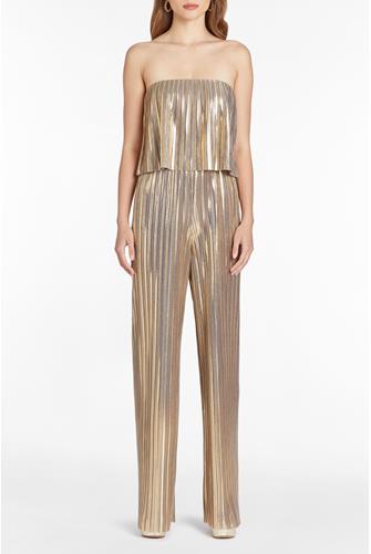 Collina Jumpsuit In Pleats GOLD