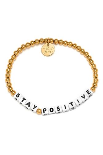 White-Stay Positive-Gold Plated MULTI
