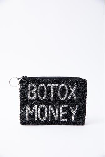 Botox Money Change Purse BLACK/SILVER