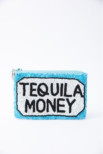 Tequila Money Change Purse TUEQ/WHITE/BLACK