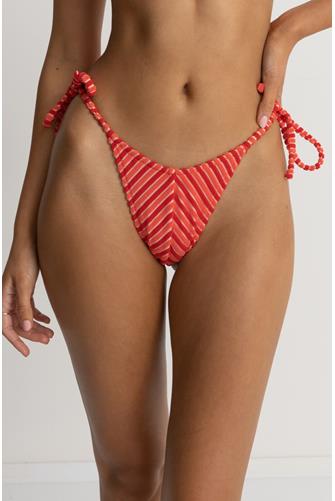 Terry Sands Tie Side Hi Cut Pant RED SAND