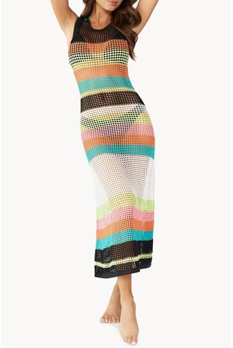 Shiloh Multi Color Crochet Dress MULTI