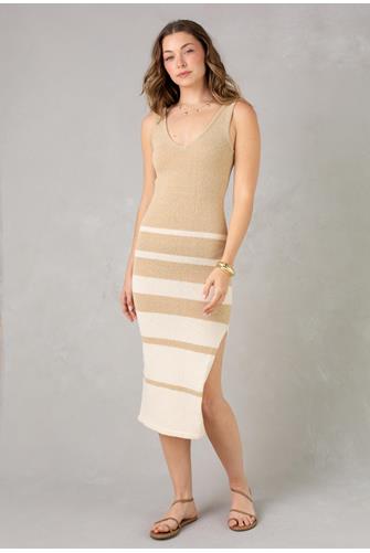 The Kelly Dress IVORY/NATURAL