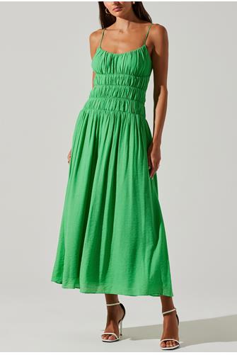 Andrina Dress KELLY GREEN