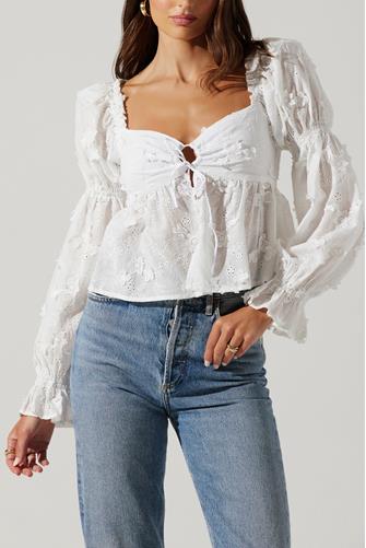 Barstow Top WHITE