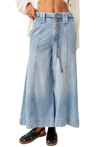Sheer Luck Cropped Wide Leg BRIGHT EYES