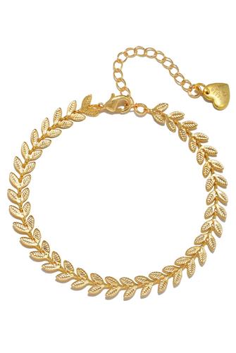Chevron Leaf Bracelet GOLD