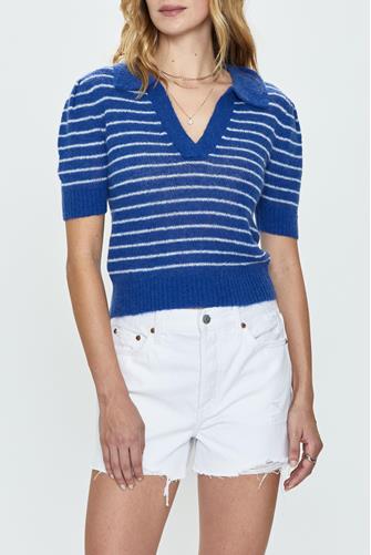 Billie Stripe Sweater BLUE WHITE STRIPE