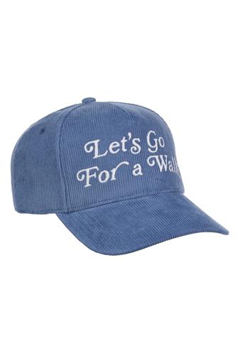 Lets Go For A Walk Hat BLUE