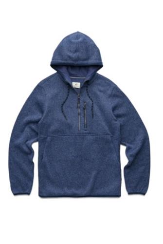 Blake 1/4 Zip Hooded Sweater Fleece navy heather