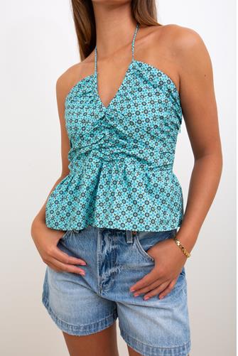 Aeries Halter Top MOROCCO PRINT