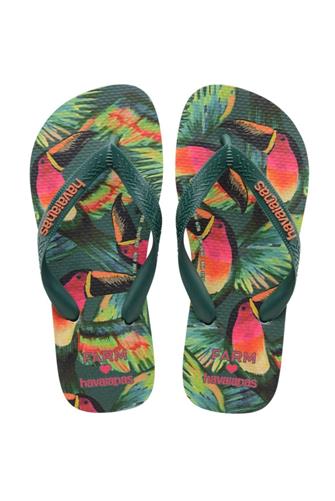 Farm Pink Toucans Sandal PANTANAL GREEN-5266