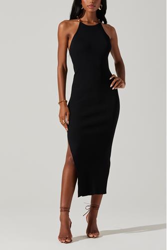 Umiko Sweater Dress BLACK