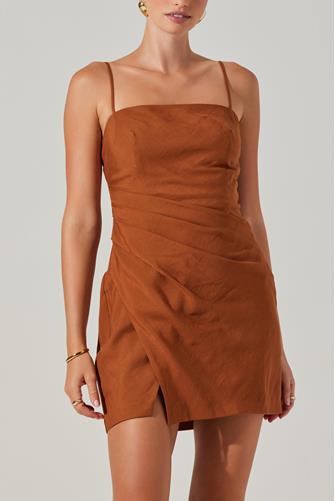 Isadora Mini Dress BROWN