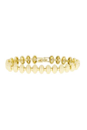 Bean Bracelet W Clasp - Gold GOLD