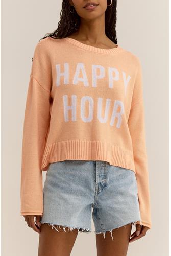 Sienna Happy Hour Sweater GRAPEFRUIT