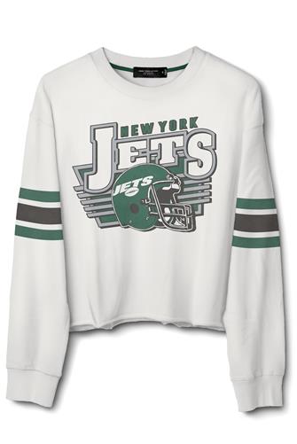 Jets Kickoff Crop Crew VINTAGE WHITE
