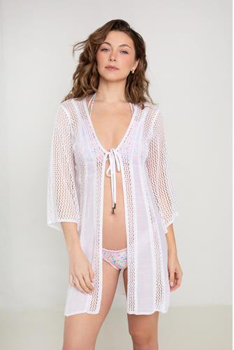 Crochet Kimono WHITE