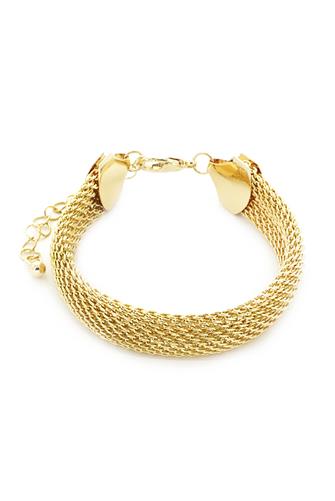 Woven Mesh Bracelet GOLD