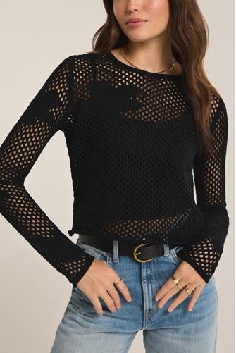 Blossom Floral Sweater BLACK