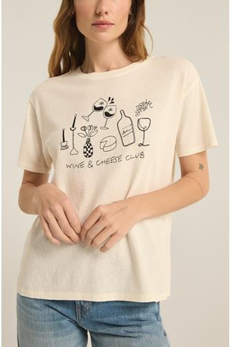 Wine And Cheese Pacific Tee SEA SALT