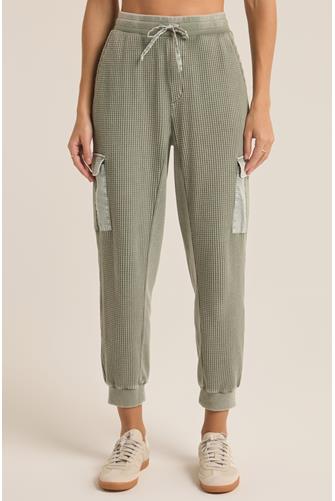 Niles Waffle Cargo Pant PALM GREEN