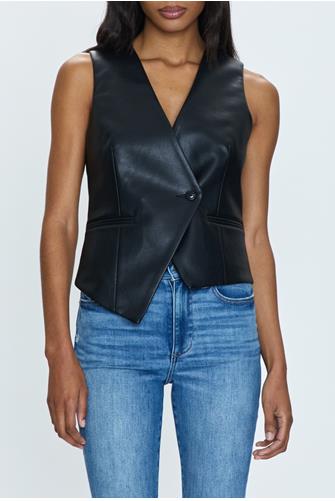 Arabella Assymetric Vest BLACK