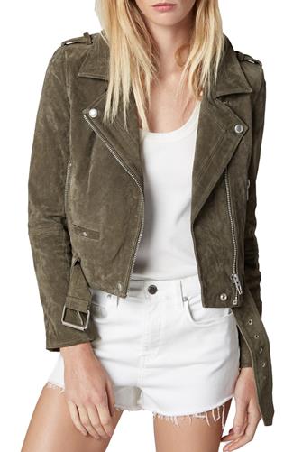 Herb Suede Moto Jacket HERB