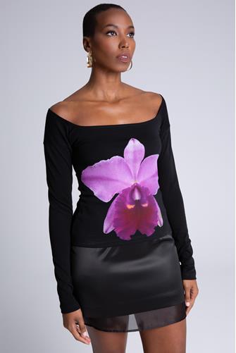 Cattleya Top BLACK