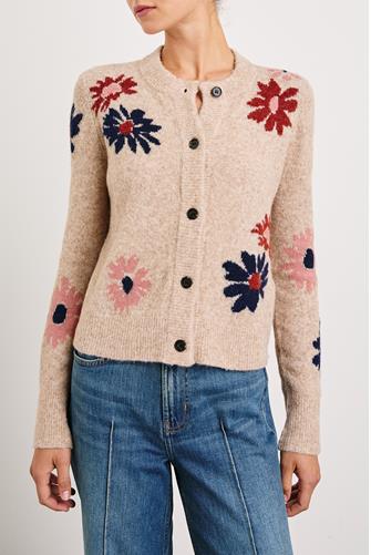 Millie Floral Cardi MAUVE MEADOW