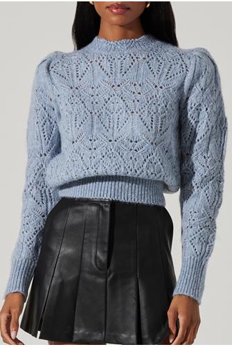 Evy Sweater STEEL BLUE