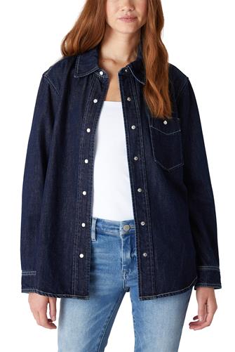 Dark Rinse Denim Shirt DARK WASH