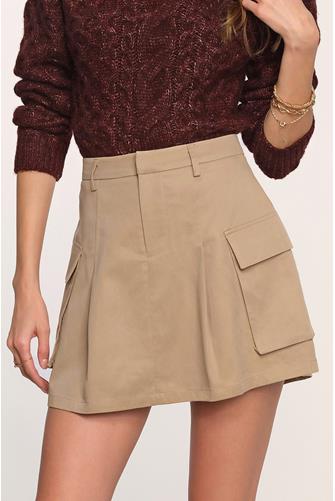 Zarina Skirt KHAKI