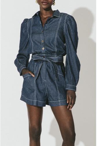 Quincy Romper CHAMBRAY