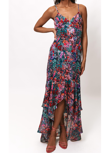 Royce Dress ORANGE GARDEN PARTY FLORAL