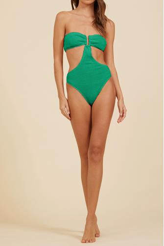Bandeau Cutout One Piece MERMAID GREEN