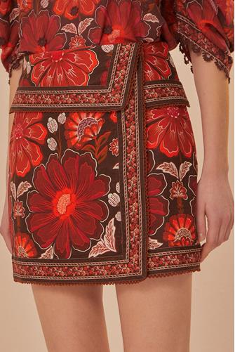Gigi Tapestry Skirt Gigi Tapestry Brown