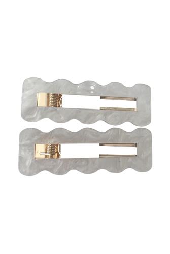 Wave Clip Set WHITE