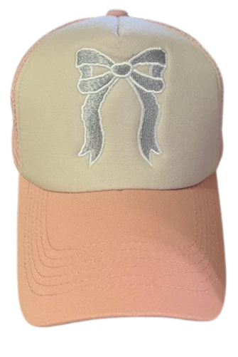 Bow Motif Trucker Hat BOW