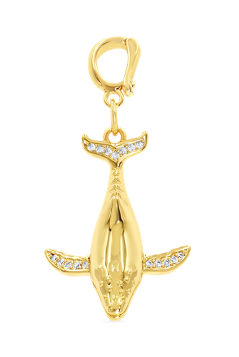 Charm Shop Whale Charm GOLD