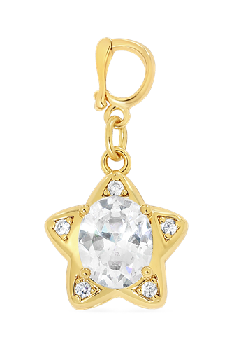 Charm Shop Lucky Star Charm GOLD
